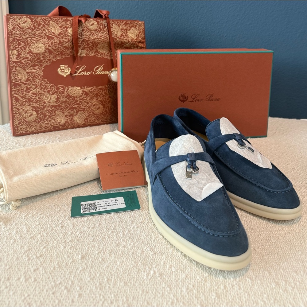 Loro Piana summer charms loafers